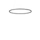 Nemo Ellisse Mega Up LED Pendellampe 186x95cm indirekt in schwarzem Aluminium, ovale Form, modernes Design.