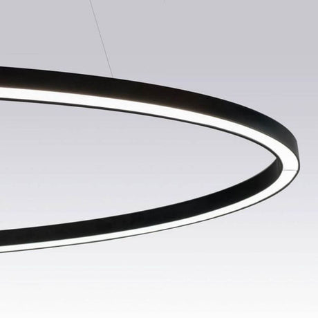 Nemo Ellisse Minor LED lampe suspendue 97x40 cm direct - suspension ovale au design moderne