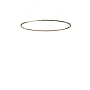 Nemo Ellisse Minor Up LED Pendelleuchte 97x40cm indirekt in Alu-Poliert, ovale indirekte LED-Pendelleuchte