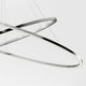 Nemo Ellisse Triple LED Hängelampe 3 Ringe aus stranggepresstem Aluminium in modernem Design.