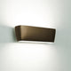 Nemo Flaca LED Wandlampe Dimmbar in moka-farbenem Design, Wandbeleuchtung mit diffusem Lichtaustritt.