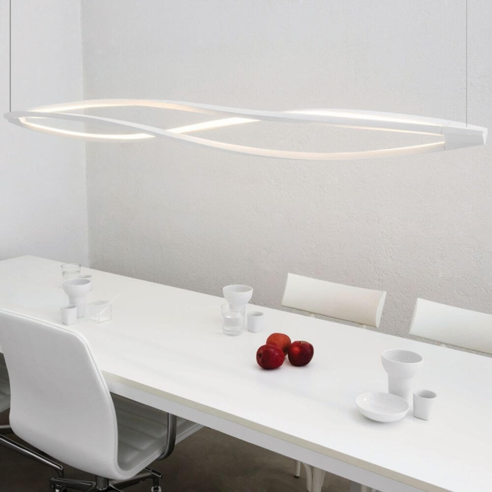 Nella lampada a sospensione a LED orizzontale del vento 183 cm