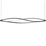 Nella lampada a sospensione a LED orizzontale del vento 183 cm