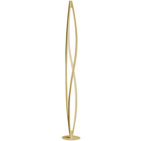 Nemo In The Wind LED floor lamp 183 cm in gold, elegant floor lamp with diffused LED lighting.