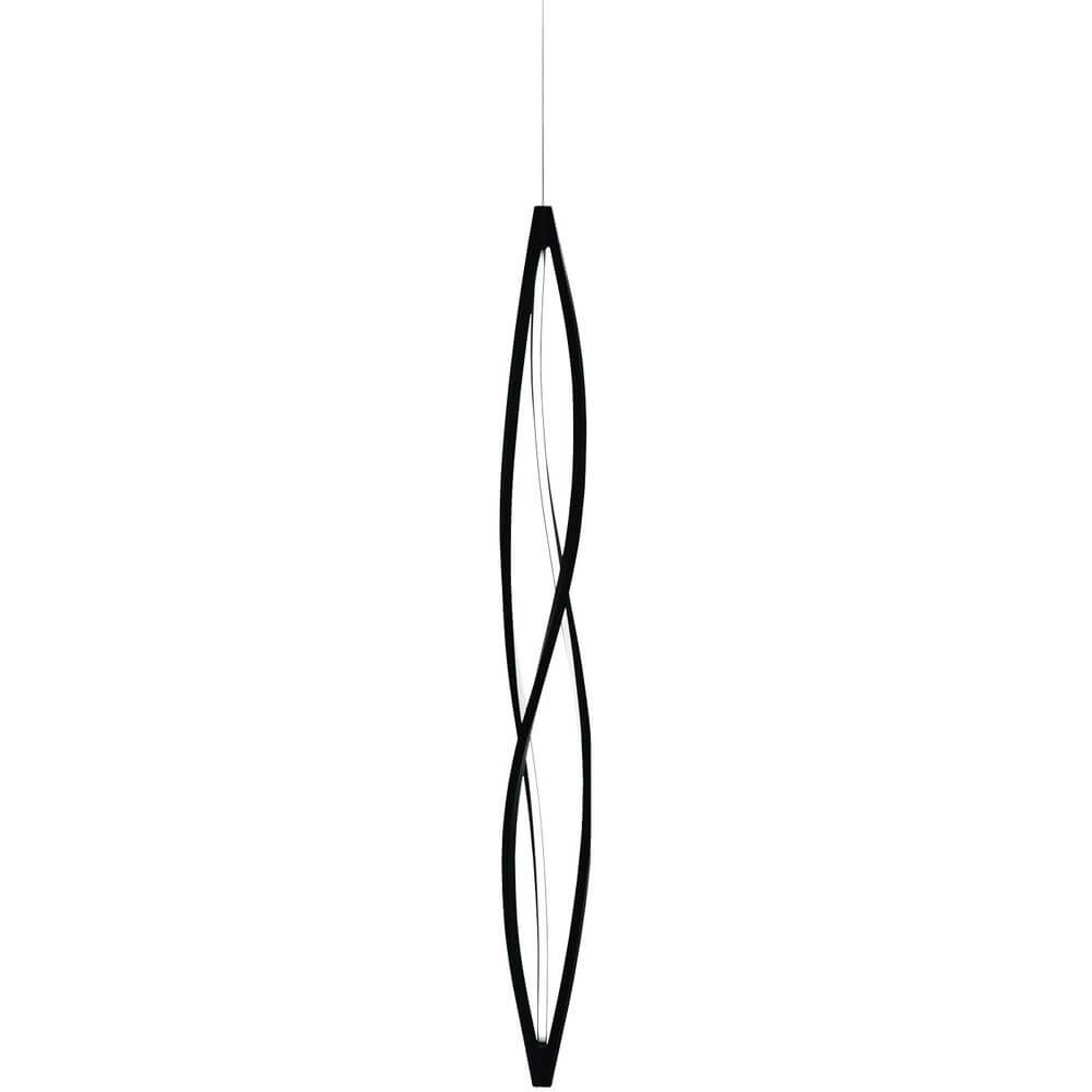 Nemo In The Wind Vertical LED Hängeleuchte 183cm in schwarzem, modernem Design, ideal für stilvolle Beleuchtung.