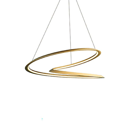 Nemo LED pendant light Kepler Petite in a gold finish with an elegant design.