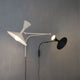 Nemo Lampe De Marseille Mini Wandleuchte mit Arm in matt grau und schwarz, Wandinstallation, direktes und indirektes Licht.
