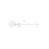 Nemo Linescapes Cantilevered LED Einbau-Wandlampe