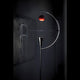 Nemo Newton LED Stehlampe mit Fussdimmer und rot-äpfelndem Diffusor in stilvollem Design.