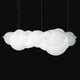 Nemo Nuvola Minor LED Hängeleuchte Wolke 100cm mit opalweißen Lampenschirmen.