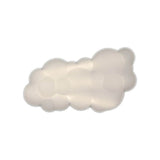 Nemo Nuvola Minor LED Wand- & Deckenleuchte Wolke 100cm