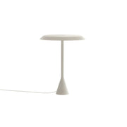 Nemo Panama Mini LED Tischleuchte 30cm in Weiß, moderne Aluminium-Tischleuchte mit Blendschutz für Wohn- und Arbeitsbereich