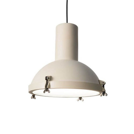 Nemo Projecteur 365 lampe suspendue industrielle avec verre diffuseur bombé et design à l'éclat mat.