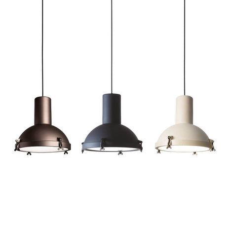 Nemo Projecteur 365 Outdoor Hängelampe IP65 in drei Farben: Bronze, Nachtblau und Creme.