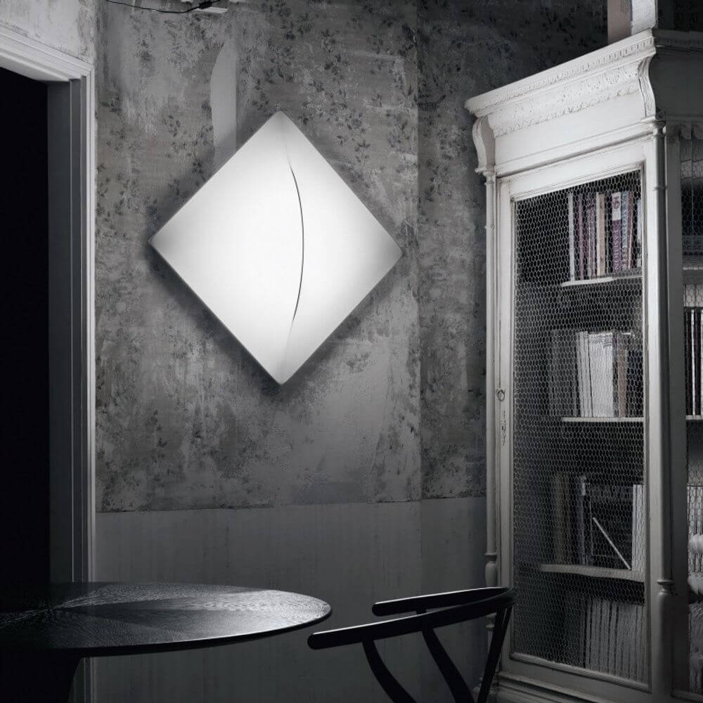 Nemo Saori Q1 lampada da parete e soffitto 62x62cm