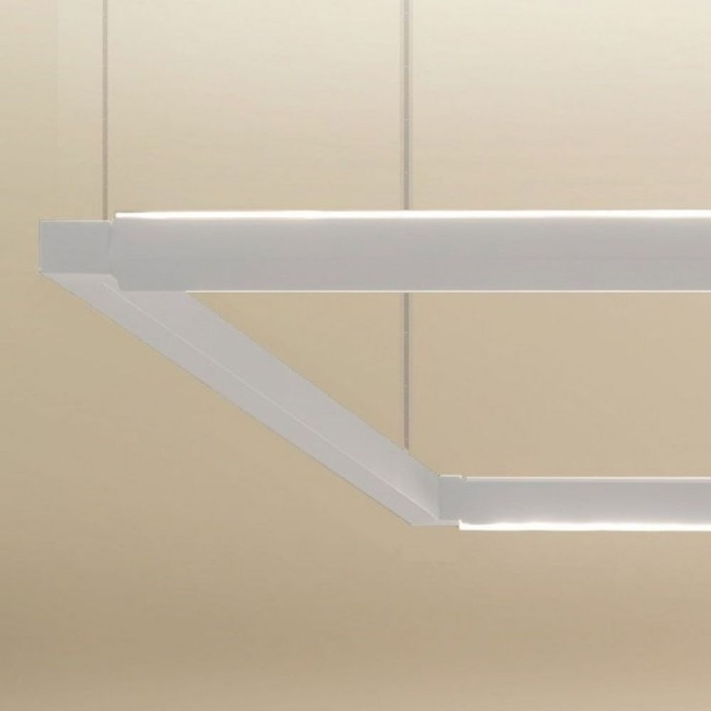 Nemo Spigolo Lámpara colgante LED horizontal, orientable