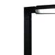 Detailansicht der Nemo Spigolo LED Stehlampe 178cm drehbar mit drehbarem Gelenk und modernem Design.