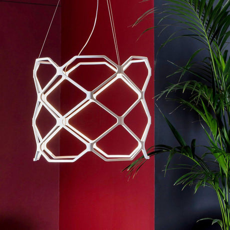 Suspension Nemo Titia LED au design moderne, idéale pour des intérieurs élégants.