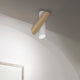 Nemo Tubes Large LED Deckenlampe einstellbar in Zimmer mit elegantem Design und drehbaren Röhrenelementen.