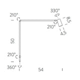 Nemo Untitled LED Lampe de table & murale Spot (sans base)