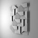 Nemo Wall Shadows Grand LED Wandlampe 120x90cm, modernes Design aus lasergeschnittenem Aluminium.