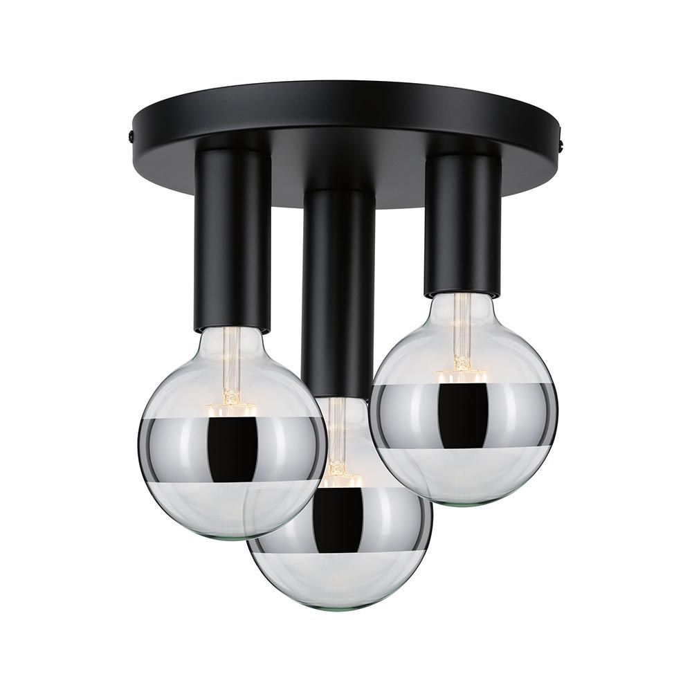 Neordic ceiling light Skogen 3-light black metal