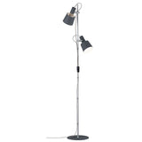 Neordic Haldar Eins a 2-flame grigio scuro cromo