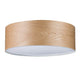 Neordic Holz Deckenlampe Liska 3-flammig aus Echtholz und mattem Metall im nordischen Stil.