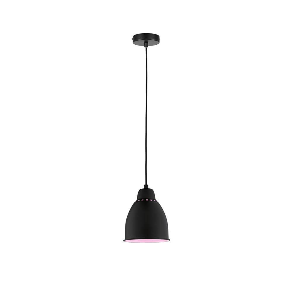 Neordic Pendelleuchte Hilla Ø 14cm in Schwarz, ideal für Pflanzenlicht und Innenraumgestaltung.