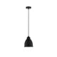 Neordic Pendelleuchte Hilla in Schwarz, Ø 14cm, optimal für Pflanzenwachstum in Innenräumen, modernes Design.