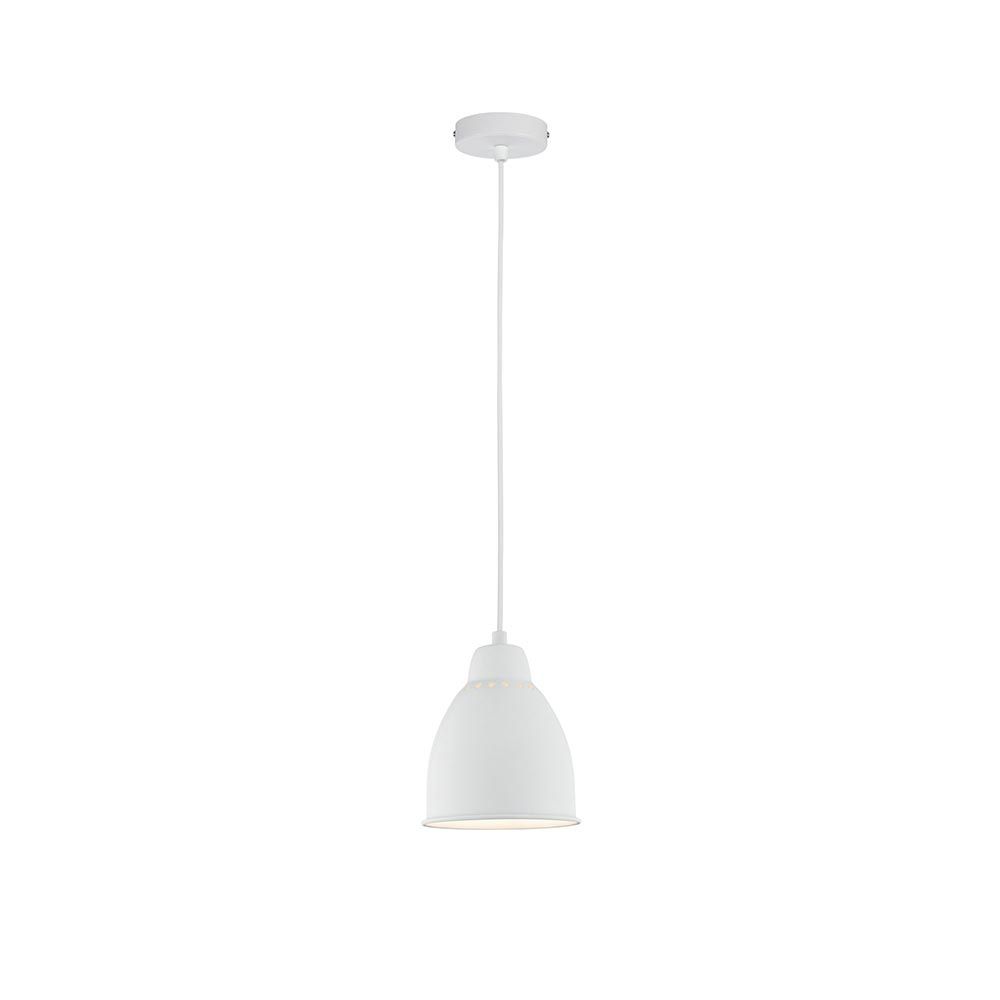 Neordic Pendelleuchte Hilla in Weiß aus Metall für optimale Pflanzenbeleuchtung und modernes Design.
