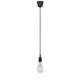 Neordic Pendelleuchte Ketil Schwarz – elegante schwarze Pendellampe mit E27-Sockel im Vintagelook.