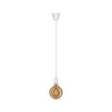 Neordic Pendelleuchte Ketil in Weiß - elegante Vintage-Pendellampe mit E27-Sockel und 2m Höhe.
