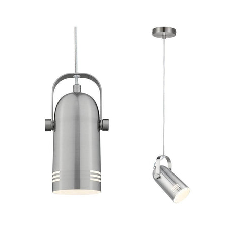 Neordic Pendelleuchte Lavea Metall Gebürstet - elegante Pflanzenpendelleuchte mit schlichtem Design in gebürstetem Metall.
