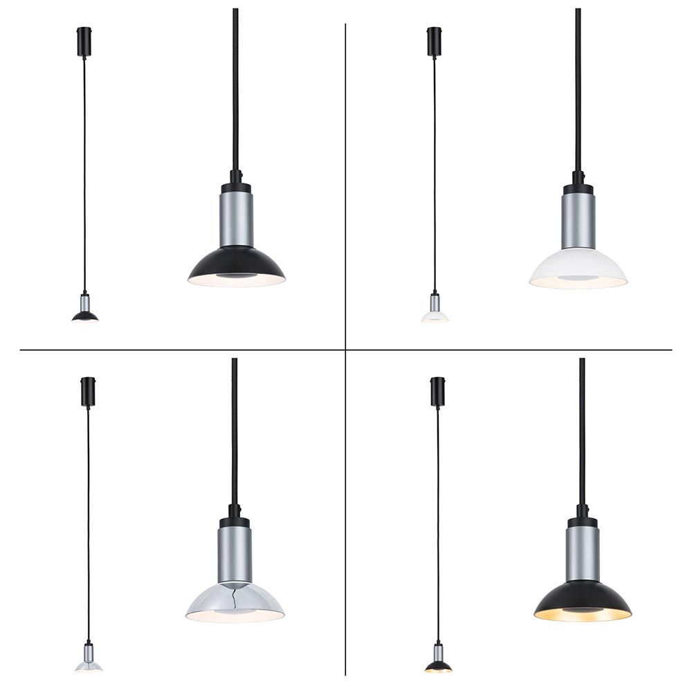 Neordic Pendellampe Runa in Schwarz und Anthrazit, skandinavisches Design für moderne Innenräume.