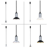 Neordic Pendellampe Runa in Schwarz und Anthrazit, skandinavisches Design für moderne Innenräume.