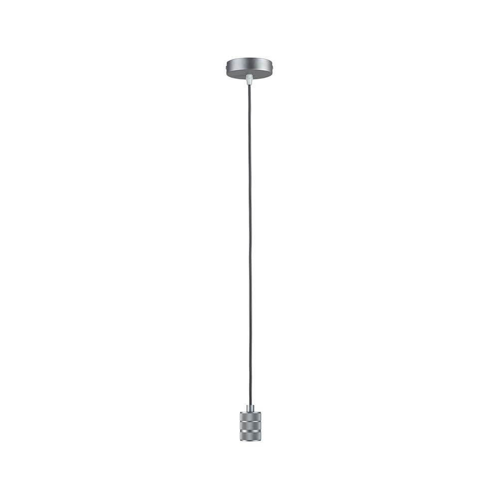 Neordic Pendelleuchte Tilla Alu Dimmbar Metall mit grauem Raumlicht und elegantem Metall-Look.