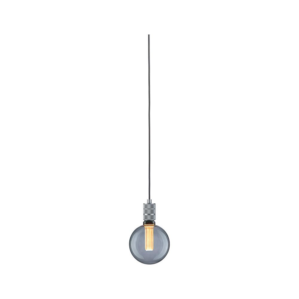 Stylische Pendelleuchte Tilla in Grau, aus Metall, dimmbar, mit E27 Leuchtmittel, ideal für jeden Wohnraum.