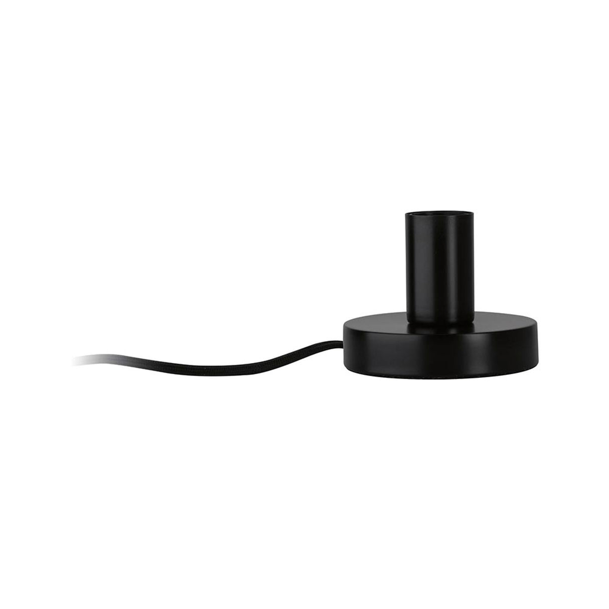 Neordic Tischleuchte Haldor Schwarz Metall - Tischleuchtenfuß in modernem, schwarzem Design mit E27-Sockel.