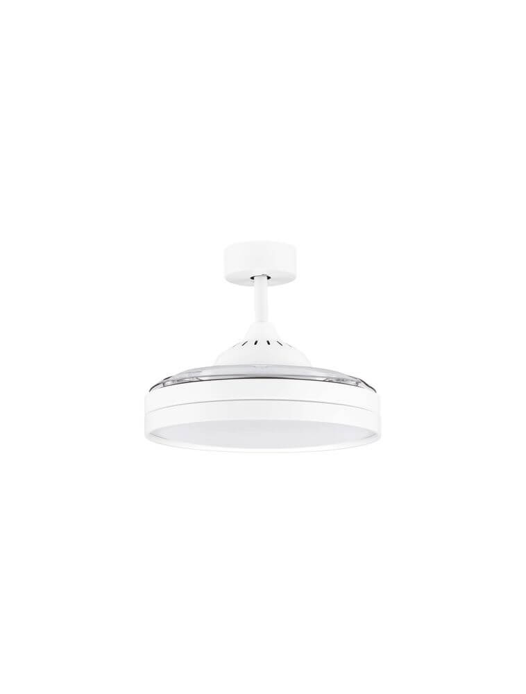 Nevma LED Ventilator Ø 107cm 3000, 4000, 6500K in elegantem Design aus mattem Weiß