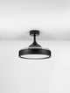 Nevma LED Ventilator Ø 107cm 3000, 4000, 6500K in elegantem Design, schwarze Deckenleuchte.