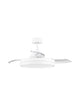 Nevma LED Ventilator Ø 107cm 3000, 4000, 6500K in modernem Design und hochwertigem Aluminium.