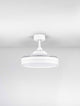 Nevma LED Ventilator Ø 107cm 3000, 4000, 6500K in elegantem Design mit mattem Weiß.