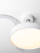 Nevma LED Ventilator Ø 107cm 3000, 4000, 6500K – eleganter Deckenventilator mit LED-Beleuchtung.