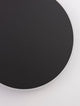 Nevo LED Wandleuchte Ø 30cm 3000K auf weißem Hintergrund, modernes Design mit rundem Schwarz.