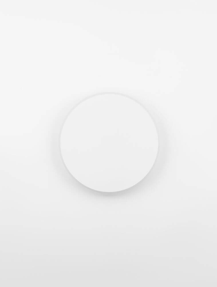 Nevo LED Wandleuchte Ø 30cm 3000K in modernem Design mit weißer Oberfläche.