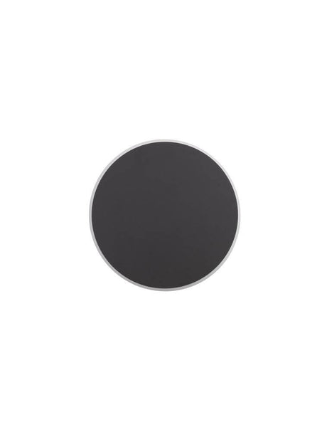 Nevo LED Wandleuchte Ø 30cm 3000K schwarze Nova Luce Wandleuchte aus Aluminium für Flur und Wohnzimmer