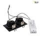 New Tria 2 DL Square Set Schwarz 2x6W 38° 2700K mit zwei COB LEDs und LED-Treiber.