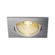 New Tria 68 LED Downlight Square Alu-Gebürstet 9W 38° 3000K in gebürstetem Aluminium.