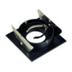 New Tria I GU10 Downlight, Square Schwarz - Hochvolt Einbaustrahler in quadratischer Form.